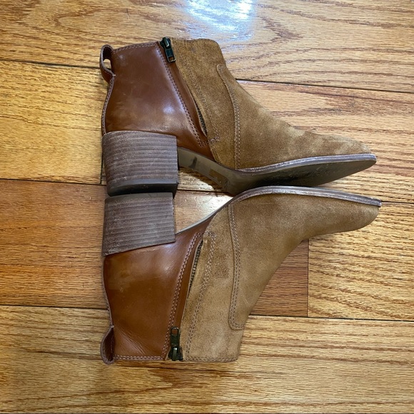 MADEWELL BROWN THE ASHER BOOT IN SUEDE AND LEATHER SIZE 8 - Picture 4 of 9
